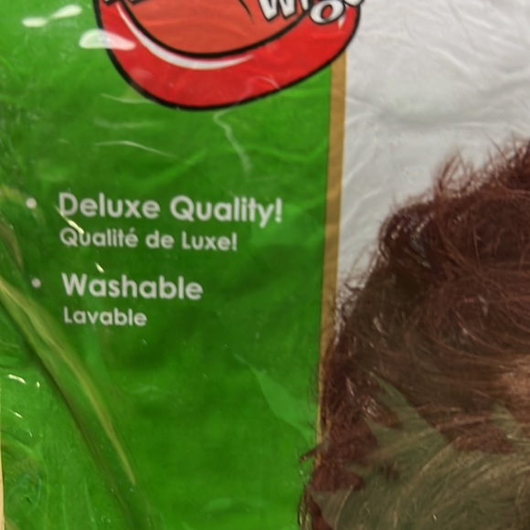 Brown mullet wig - Picture 3 of 4